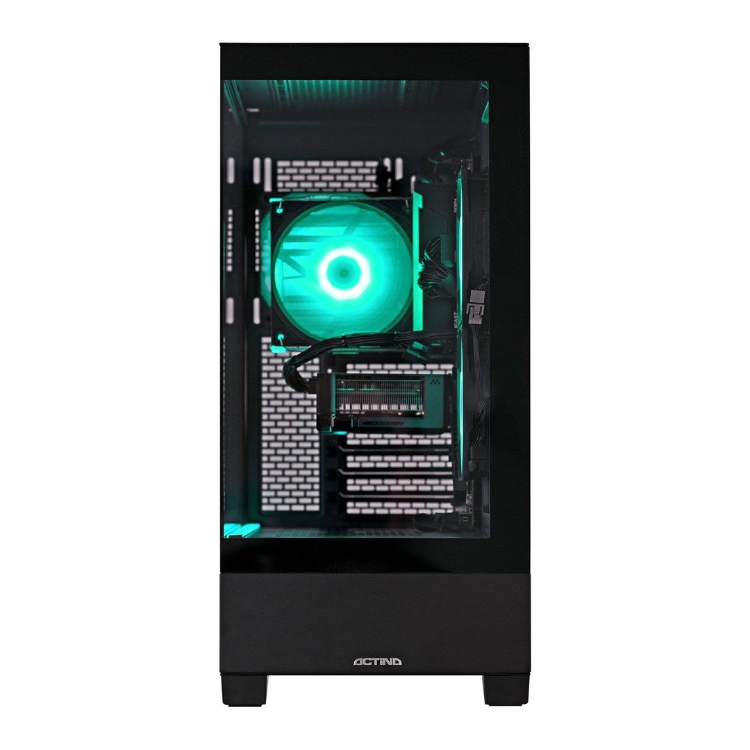 Desktop PC Actina Midi Tower, Intel Core i5-14500 (14 C / 20 T, 2.6 GHz - 5.0 GHz, 11.5 MB cache, 65 W), 32 GB RAM, 1 TB SSD, Intel Arc A770 16 GB, Fara sistem de operare
