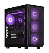 Desktop PC Actina Midi Tower, AMD Ryzen 7 7800X3D (8 C / 16 T, 5.0 GHz), 32 GB RAM, 2 TB SSD, AMD RX 9070 16 GB, Fara sistem de operare