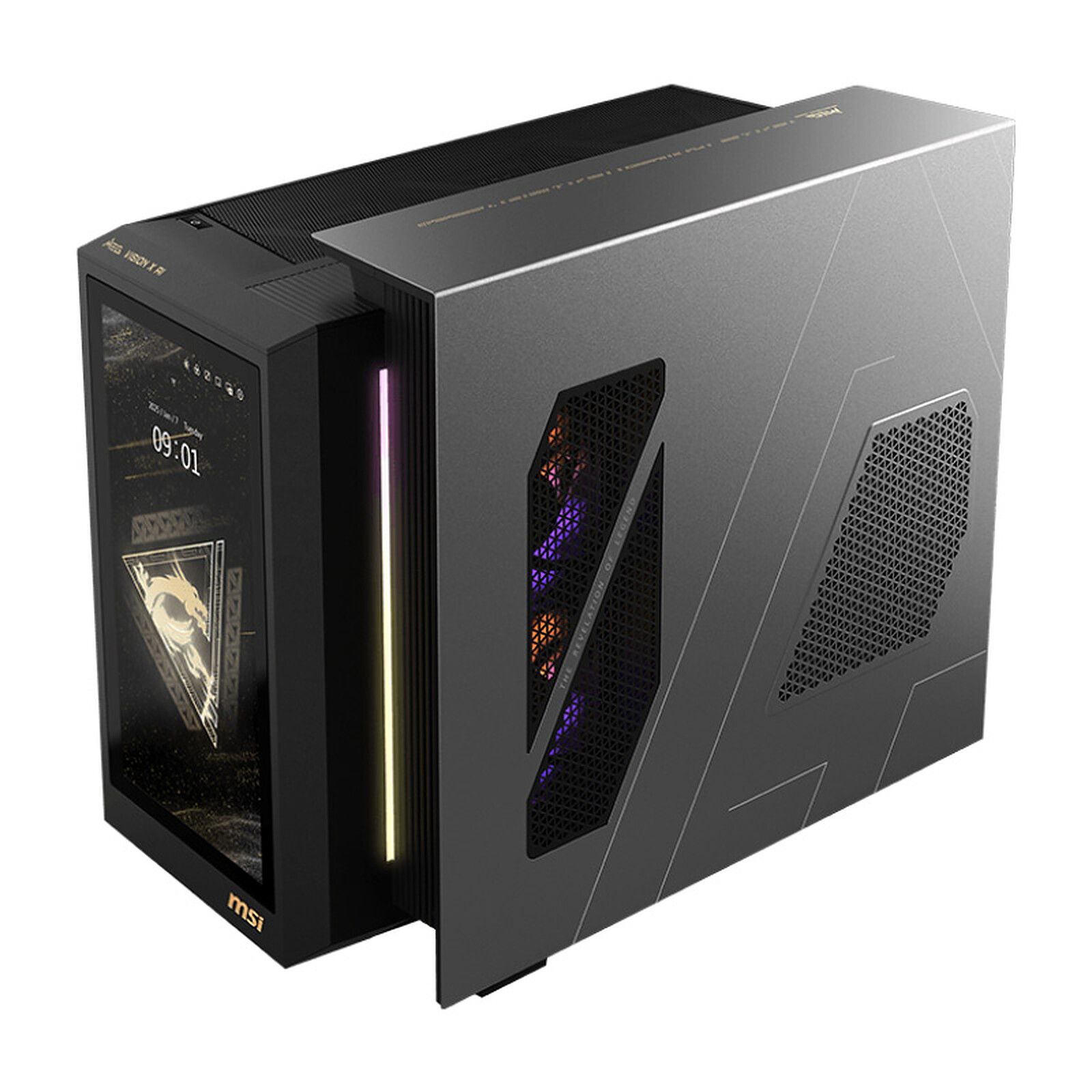 Desktop PC MSI MEG VISION X AI 2NVZ9-003EU, Intel 285K (24 C / 24 T, 3.2 GHz - 5.7 GHz), 64 GB RAM, 2 TB SSD, NVIDIA GeForce RTX 5090 32 GB, Windows 11 Home