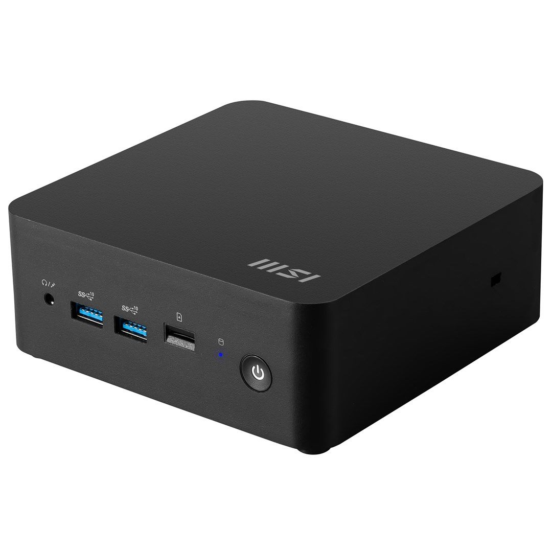 Desktop PC MSI CUBI NUC 13MQ-070PL, Intel 1365U (10 C / 12 T, 3.9 GHz - 5.2 GHz), 16 GB RAM, 1 TB SSD, Intel Iris Xe Graphics, Windows 11 Pro