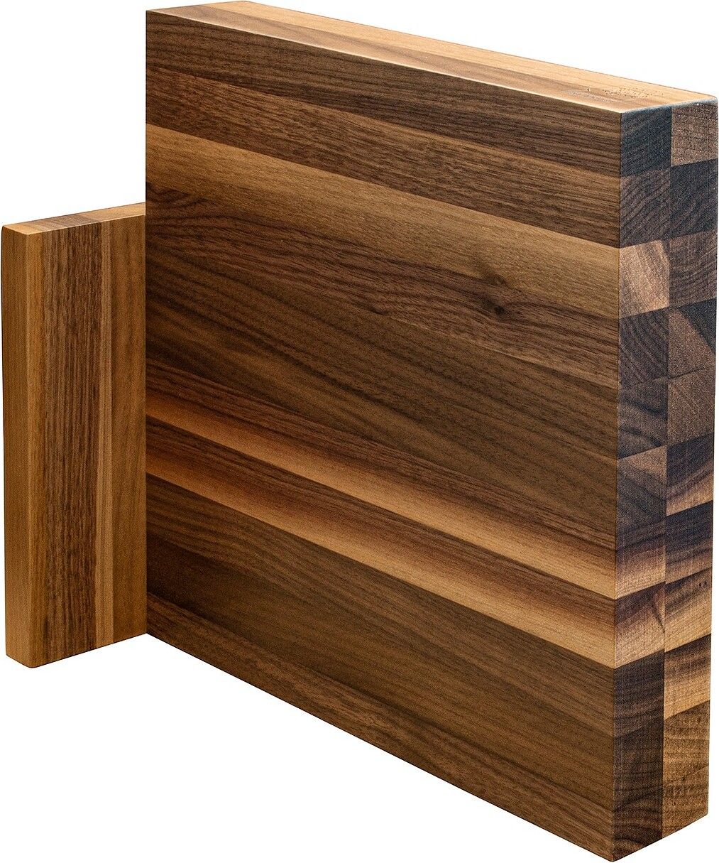 Magnetic block for 10 knives made of Artelegno walnut wood