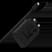 Motorola TurboPower 125W Duo Charger Universal Black AC Fast charging Indoor