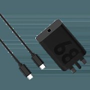 Motorola TurboPower 125W Duo Charger Universal Black AC Fast charging Indoor