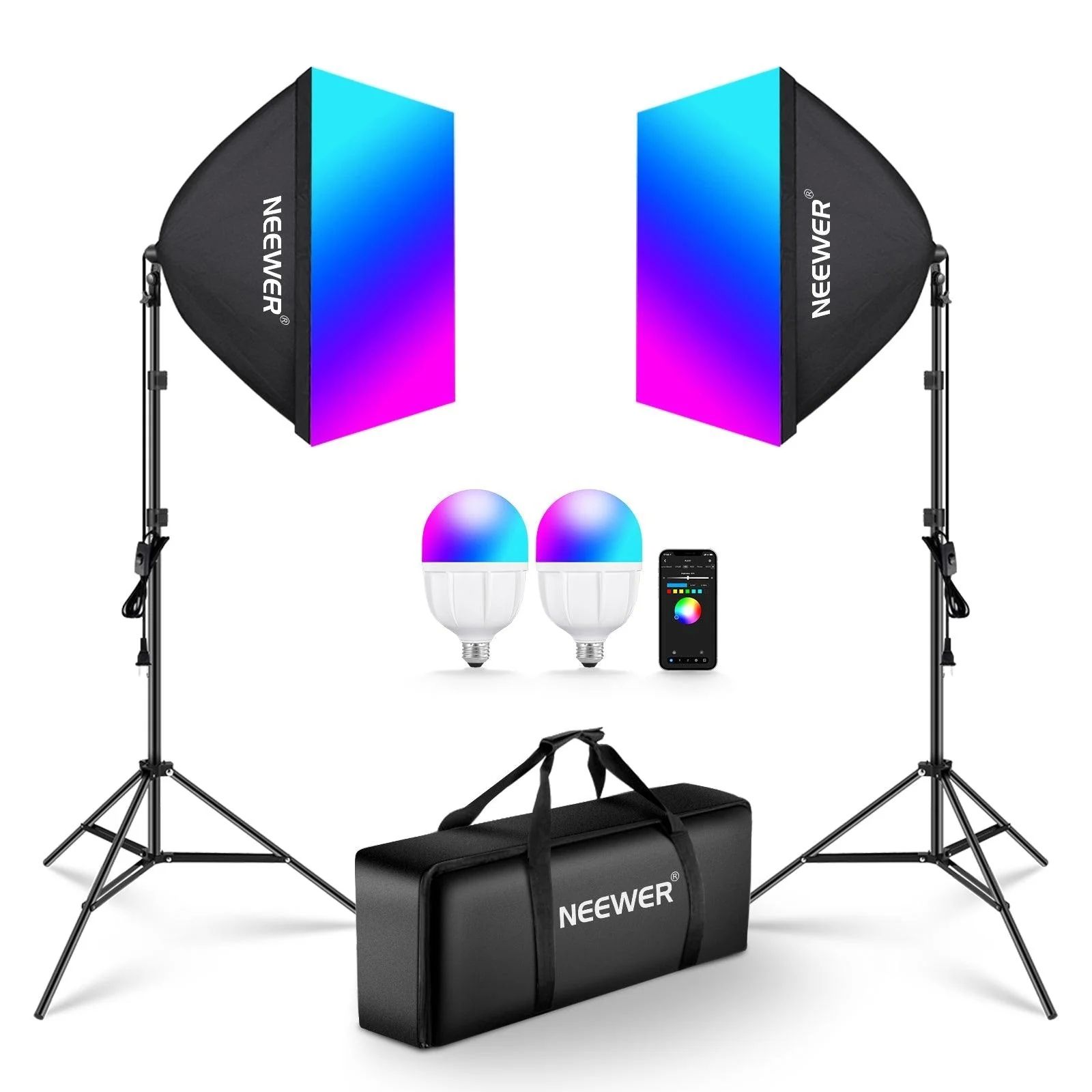 Softbox NEEWER NK800 RGB | 2-pack set