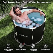 Foldable bathtub for cold water immersion