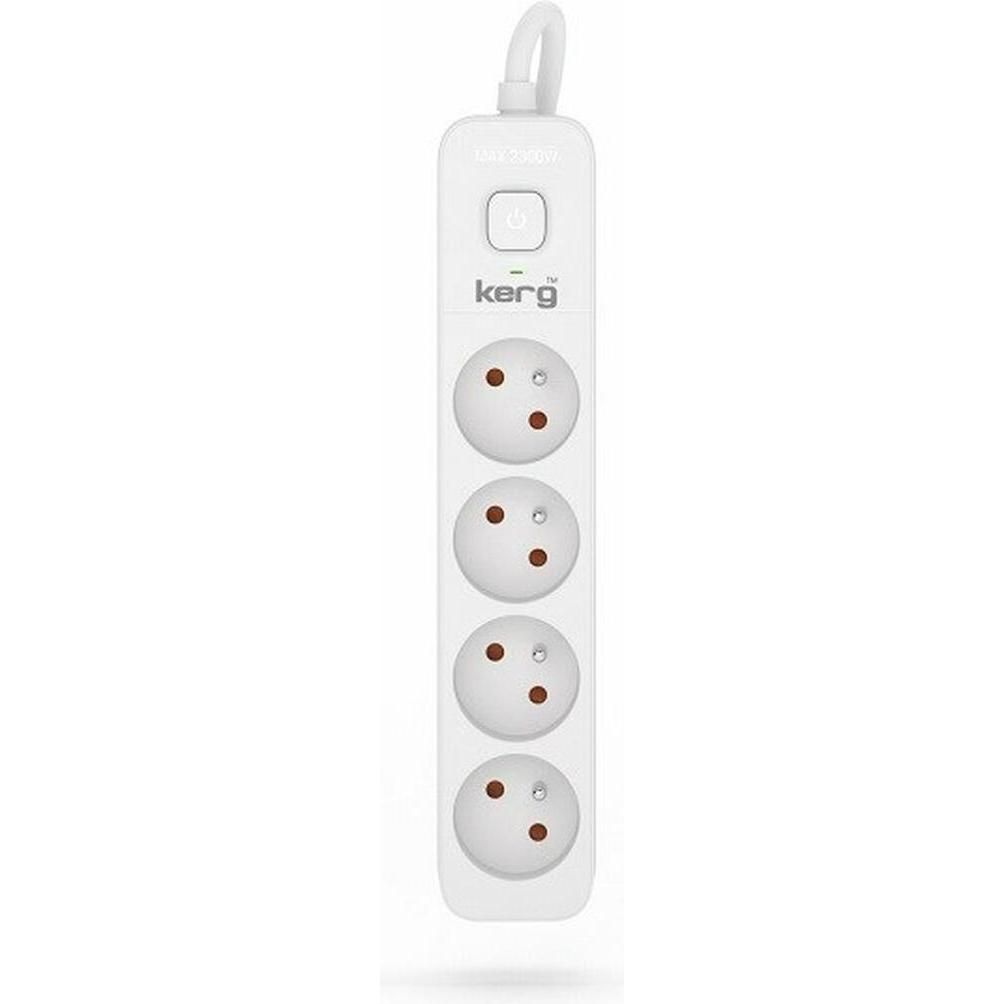 KERG power strip with switch 4 sockets 1.5m-16A