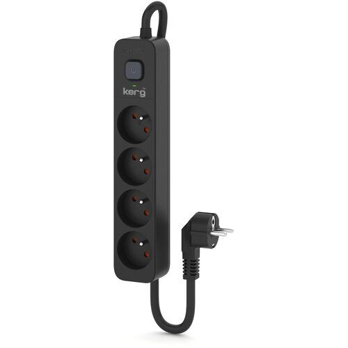 KERG power strip with circuit breaker-4 sockets 16A 5m