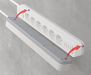 KERG power strip with circuit breaker-6 sockets 3USB 16A 1.5m