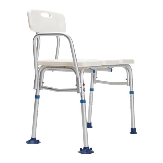 Vermeiren Kate Wheelchair bench with backrest White