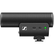 Sennheiser MKE 400 Mobile Kit - condenser  supercardioid microphone with low-pass filter with Manfrotto tripod