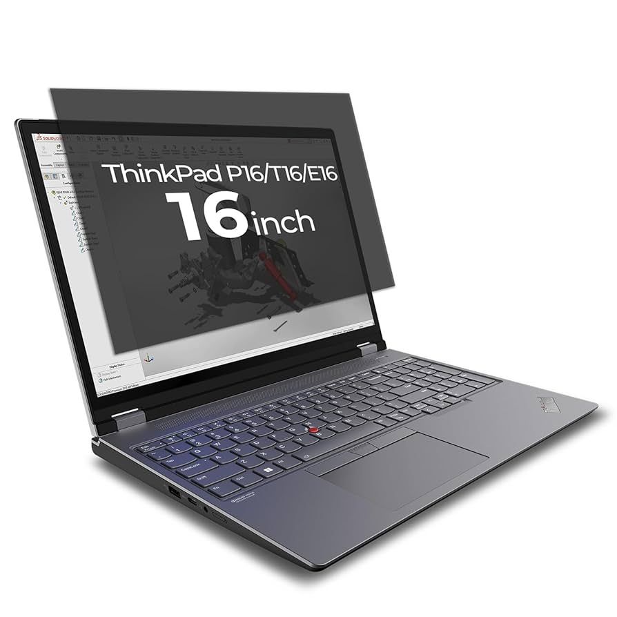 Lenovo 4XJ1K79631 filtre de protecție pentru monitor 40,6 cm (16 ) Laptop Filtru confidențialitate ecran fără cadru
