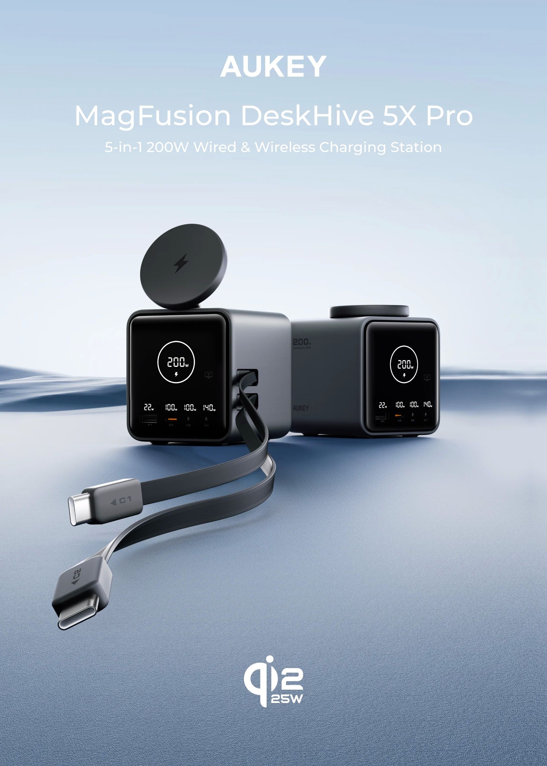 Casti Aukey  MoveAir EP-M2 , TWS, utilizare smartphone, Bluetooth 5.3, 2 x mic, durata baterie pana la 20 ore, difuzor 13mm, touch control, negru,  LLTSN1044463A  (timbru verde 0.18 lei) - 689323786268