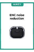 Casti Aukey  MoveAir EP-M2 , TWS, utilizare smartphone, Bluetooth 5.3, 2 x mic, durata baterie pana la 20 ore, difuzor 13mm, touch control, negru,  LLTSN1044463A  (timbru verde 0.18 lei) - 689323786268