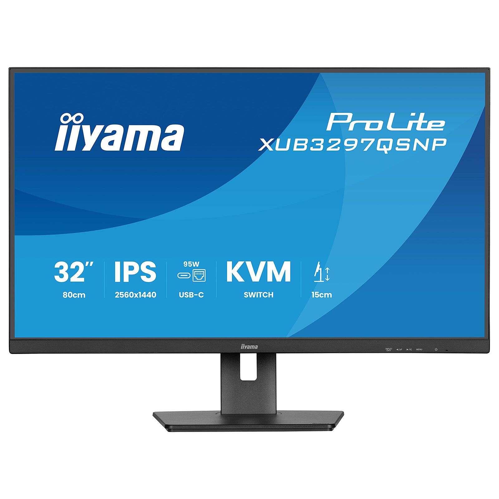 Monitor 32 inch IIyama XUB3297QSNP-B1 2560 x 1440, 100 Hz