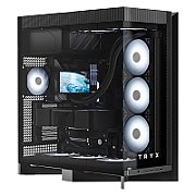 Carcasa TRYX LUCA L70 Mid Tower NEGRU, Tempered Glass, Sloturi Expansiune 7, Drive Bays: 2x 3,5  9x2,5 , Ventilatoare Suportate: 8 (spate: 1x120mm, sus: 2x120mm sau 2x140mm, lateral: 3x120mm sau 3x140mm, jos: 1x 120mm sau 1x140mm ), Format Placa De Baza Suportat: Mini-ITX, Micro-ATX, ATX, E-ATX