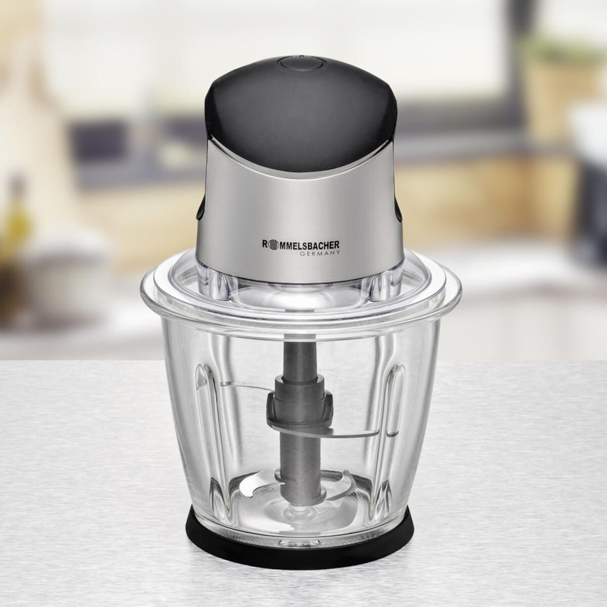 RESIGILAT: Rommelsbacher Multi Food Chopper 1,5l 500W silver MZ 500 (MZ 500)