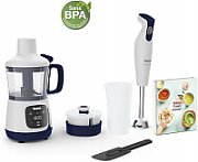 Tefal HB55W Yummy Gourmet Blender and Stand Mixer  blue/white