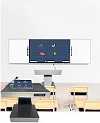 Podium digital Evoboard WT-05, display touch 23.8 , 1920x1080, înălțime reglabila 0-200 mm, tastatură, mouse, microfon