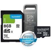 Swissbit TSE, microSD-Karte, 8 GB, vereinzelt