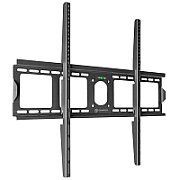 ONKRON Fixed TV Wall Mount for 55 to 100-inch Flat Panel TVs Digital Panels 75 kg, Black