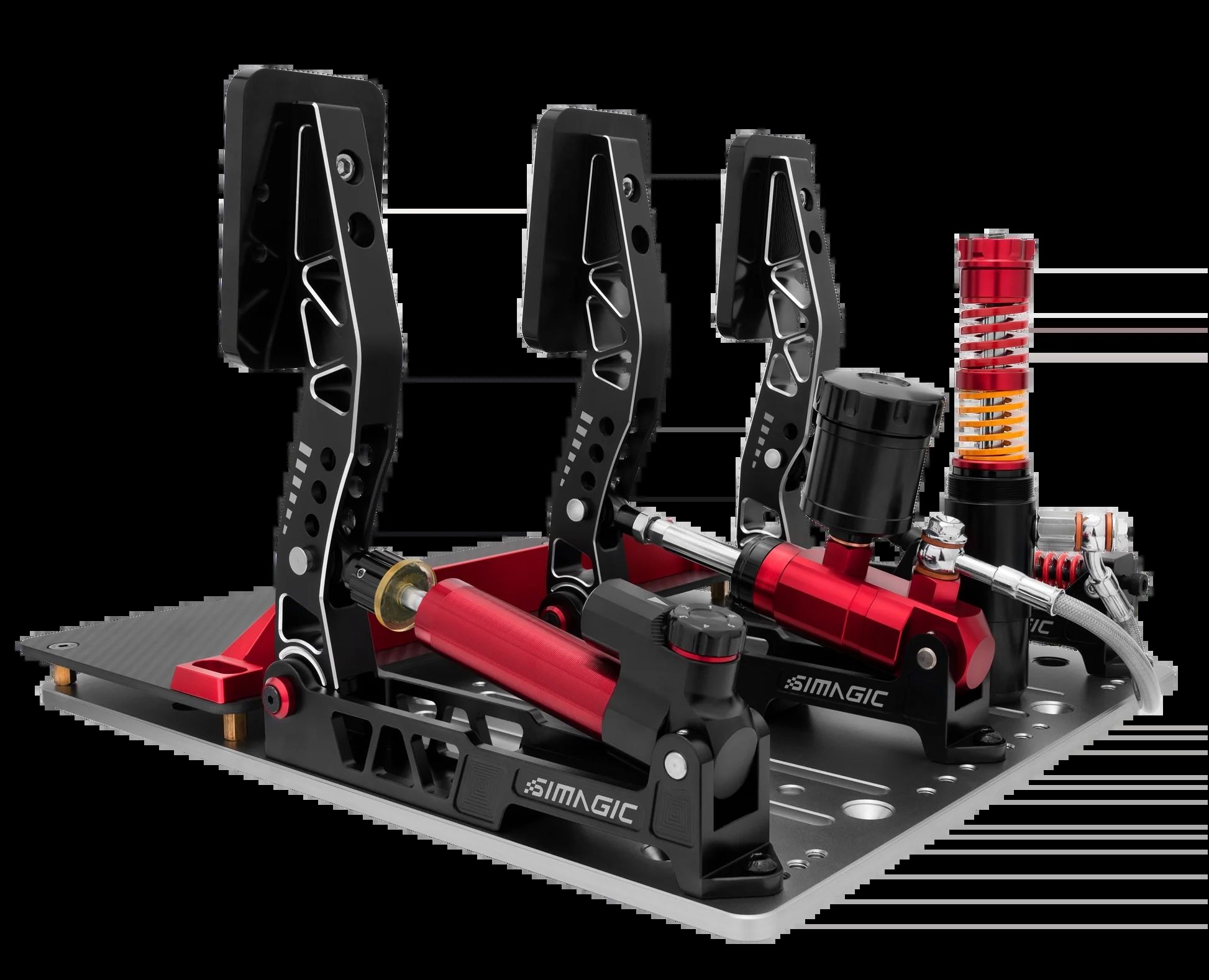 Simagic P2000 Hydraulic Pedal Set  Load Cell 200kg