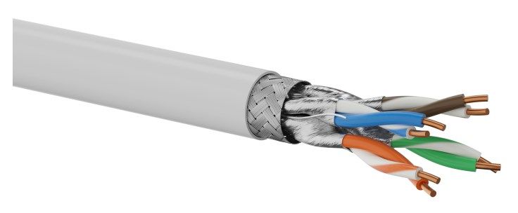 Q-LANTEC S/FTP cat.6A network cable  twisted pair  LSOH