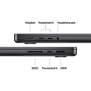 Laptop Apple MacBook Pro MX2K3SL/A, 14.2 inch 3024 x 1964, Apple M4 Max (14 C), 36 GB RAM, 1 TB SSD, Apple 32-Core GPU, Mac OS, Space Black