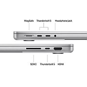 Laptop Apple MacBook Pro 14 MW2W3ZE/A, 14.2 inch 3024 x 1964, Apple M4 10-Core (10 C / 10 T), 16 GB RAM, 512 GB SSD, Apple 10-Core GPU, Mac OS, Silver