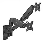 Maclean wall mount for two monitors  17-32''  9kg max  mechanical spring  MC-988