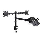 Maclean wall mount for two monitors  17-32''  9kg max  mechanical spring  MC-988