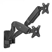 Maclean wall mount for two monitors  17-32''  9kg max  mechanical spring  MC-988