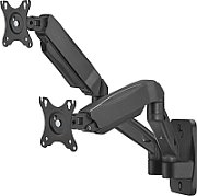 Maclean wall mount for two monitors  17-32''  9kg max  mechanical spring  MC-988