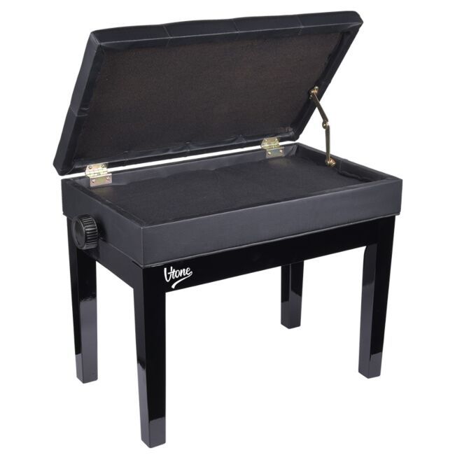 V-TONE BENCH 2 BK piano bench with storage