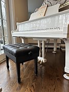 V-TONE BENCH 2 BK piano bench with storage