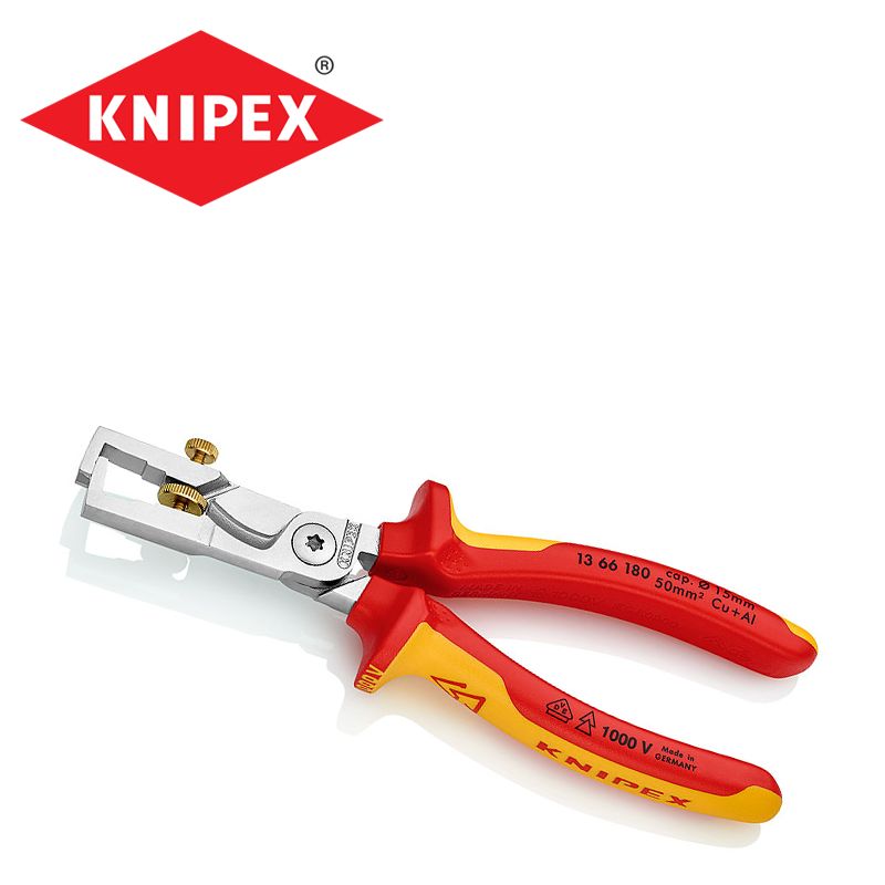 Wire stripping pliers with cable cutters 180 mm