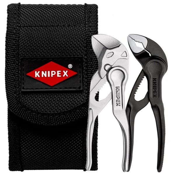 Mini pliers set in belt pouch 2 pieces