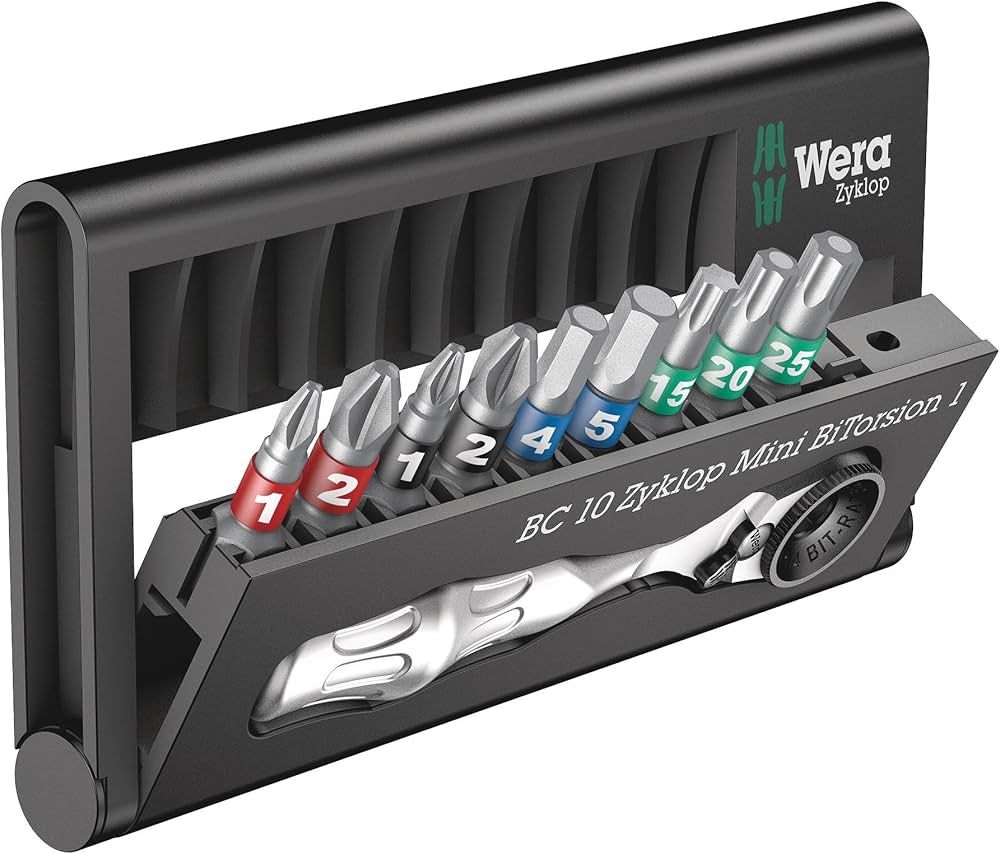 Wera Bit-Check 10 Zyklop Mini BiTorsion Set