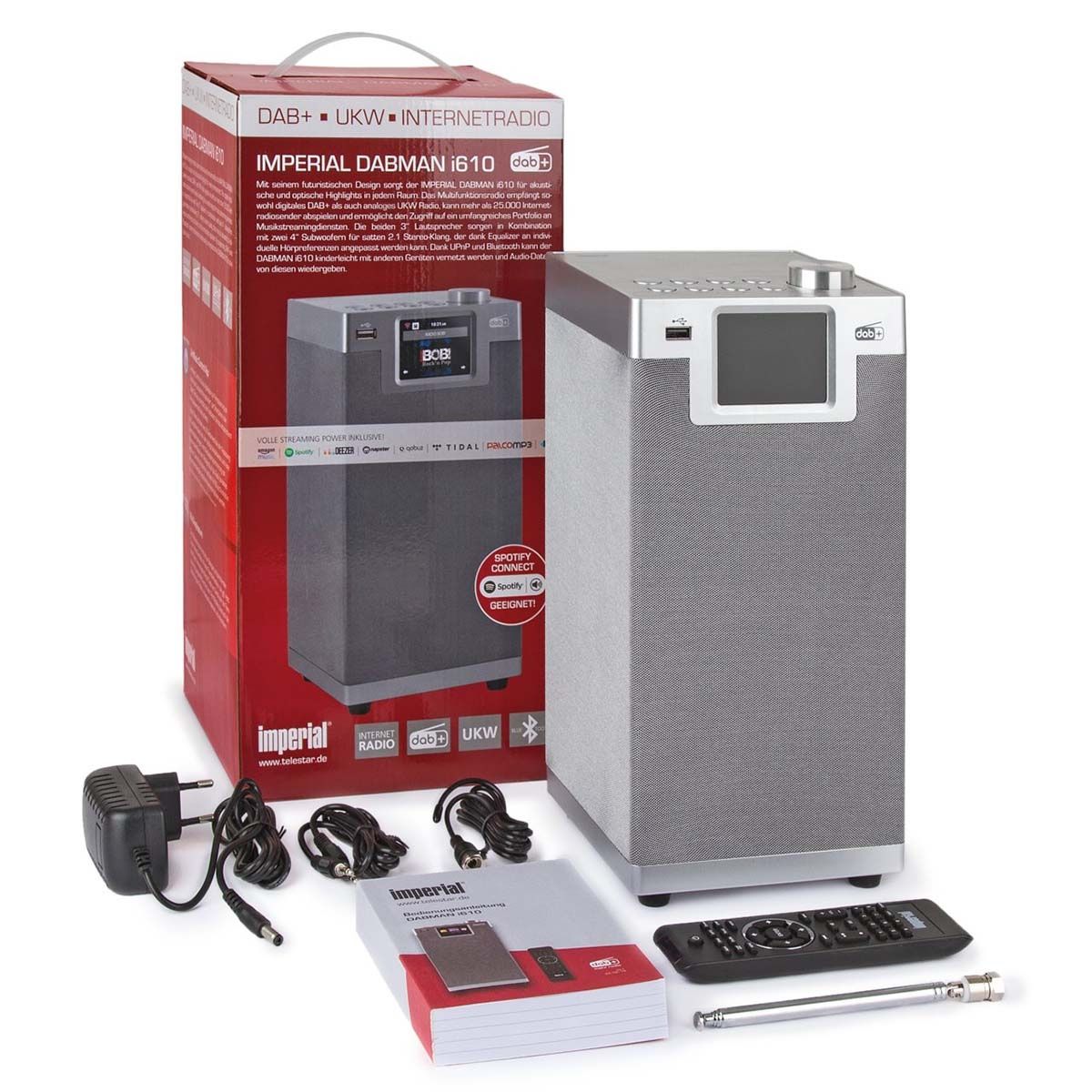 Radio Imperial DABMAN i610 DAB+ FM grey