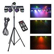 LIGHT4ME LED BAR DERBY PAR Lighting Set