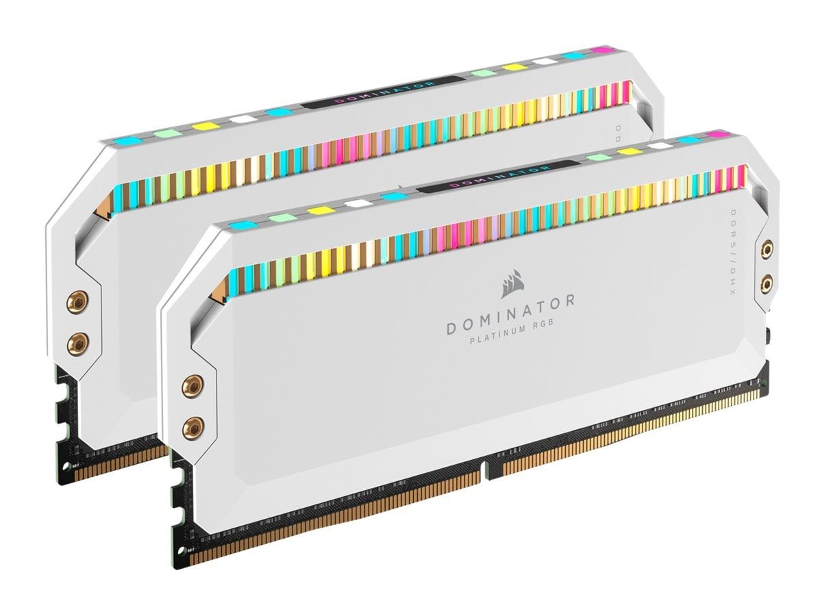 Memorie Corsair Dominator Platinum RGB 64 GB DDR5 5600 MHz CL40, kit 2 x 32 GB, Alb, RGB