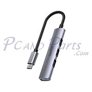 HUB Unitek H1208B USB-C / 3x USB-A 2.0  USB-A 3.0