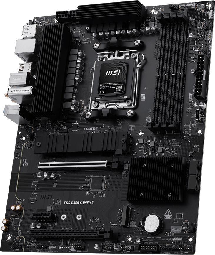 MSI PRO B850-S WIFI6E motherboard AMD B850 Socket AM5 ATX