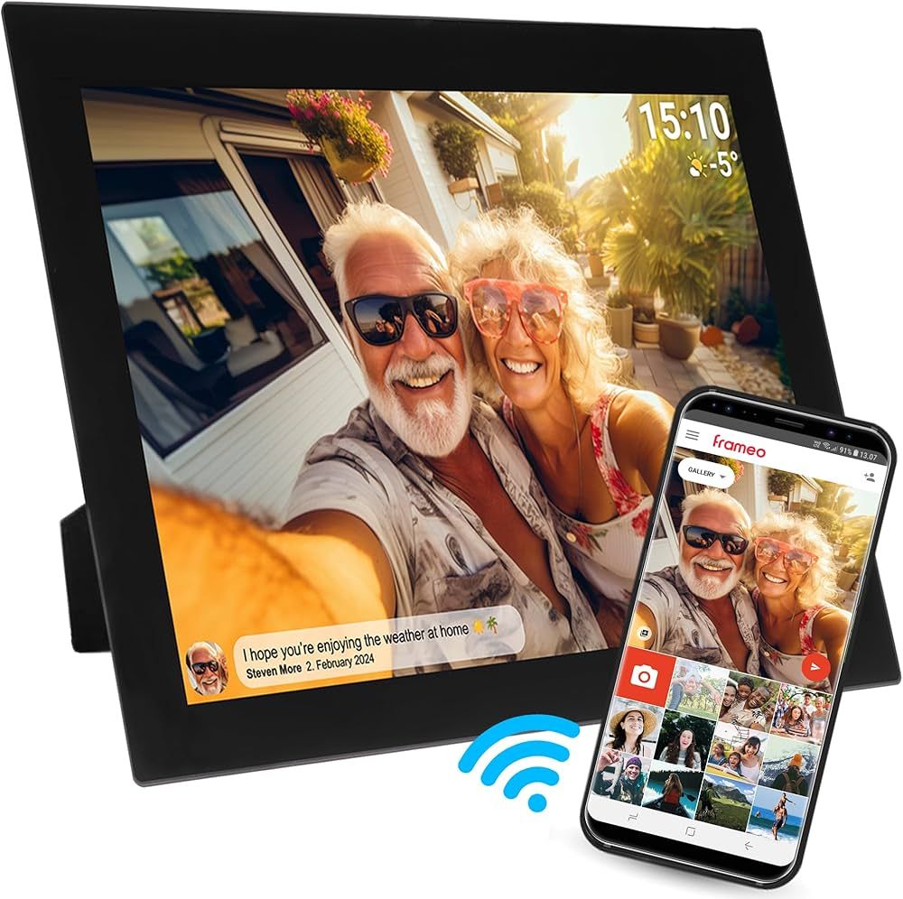 Denver digital photo frame with FRAMEO 15  16GB
