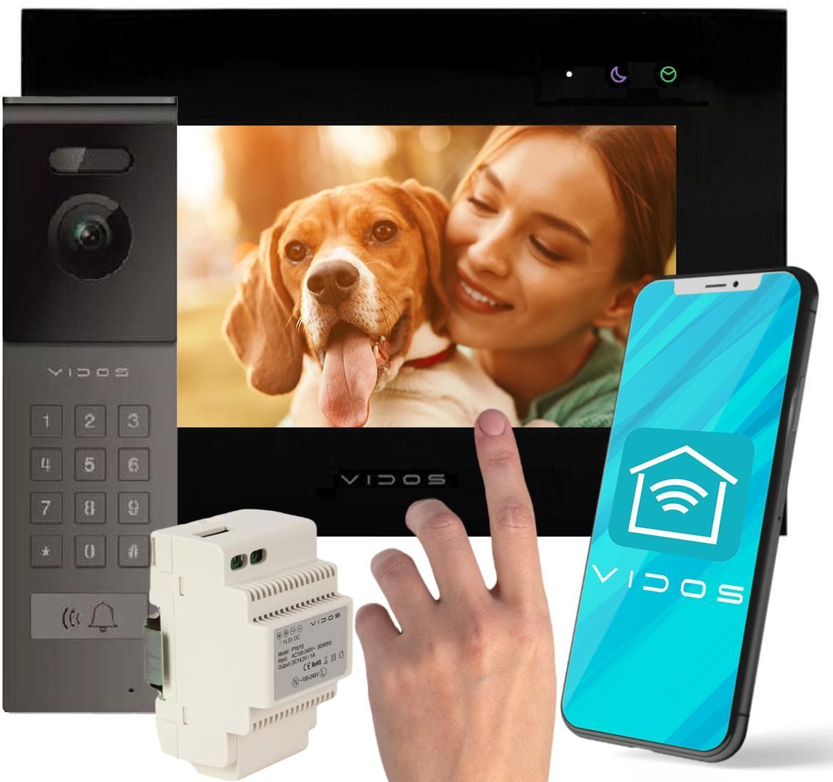 EXTERIOR PANEL VIDOS X S12D ANALOG VIDEO INTERPHONE