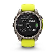 Garmin fenix 8 3.3 cm (1.3 ) 47 mm Digital 260 x 260 pixels Touchscreen Titanium Wi-Fi GPS (satellite)