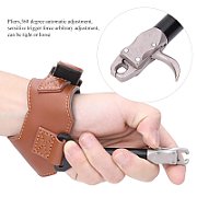 Bow trigger with hardness adjustment