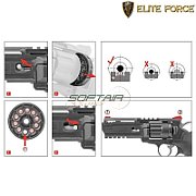 Replica ASG Elite Force H8R 6mm Revolver