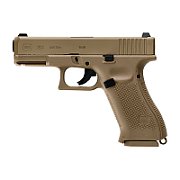 Glock 19X 4 5 mm coyote BB CO2 shot air pistol.