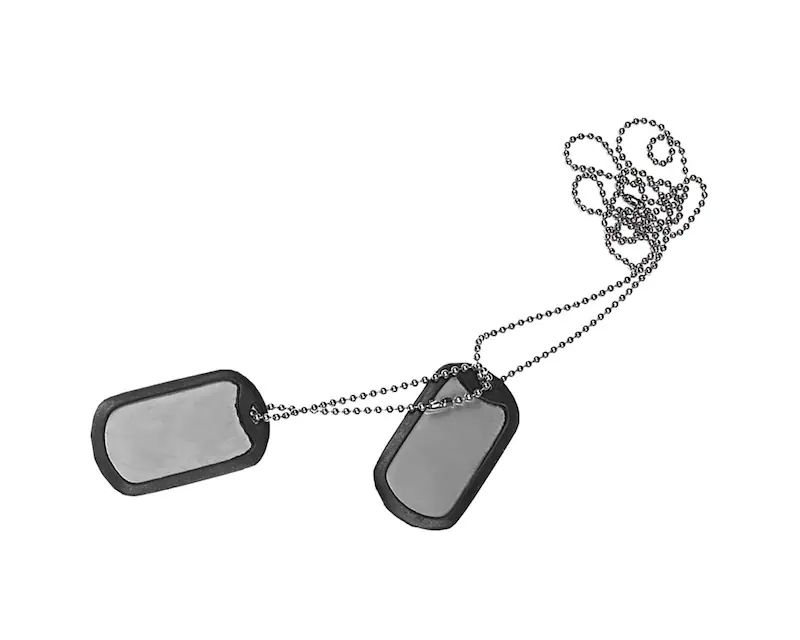 Stainless steel dog tag  Helikon