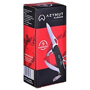Pocket knife AZYMUT Karkon - 9 tools + belt pouch (HK20018)